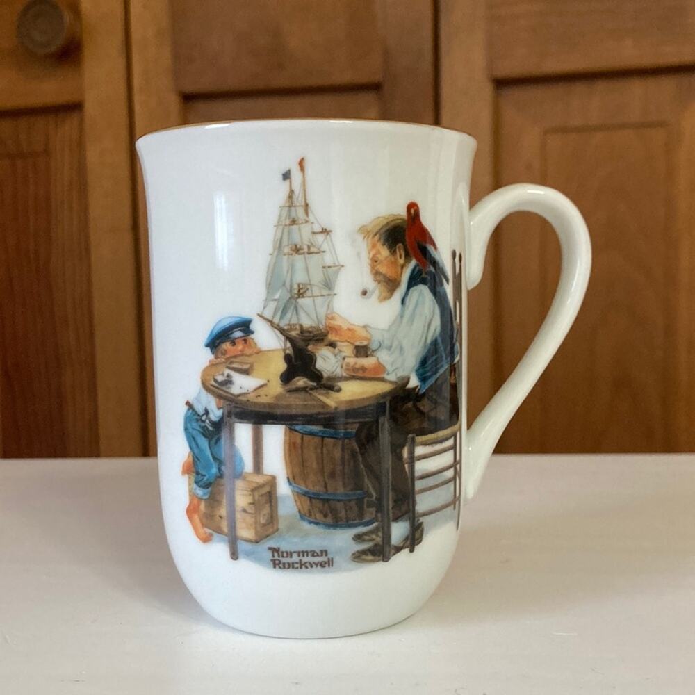 Vintage Norman Rockwell “For a Good Boy” Collectible Mug